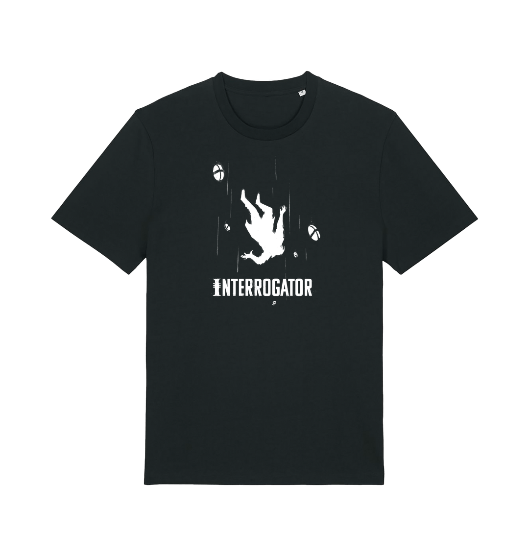 Black Printed T-shirt Front